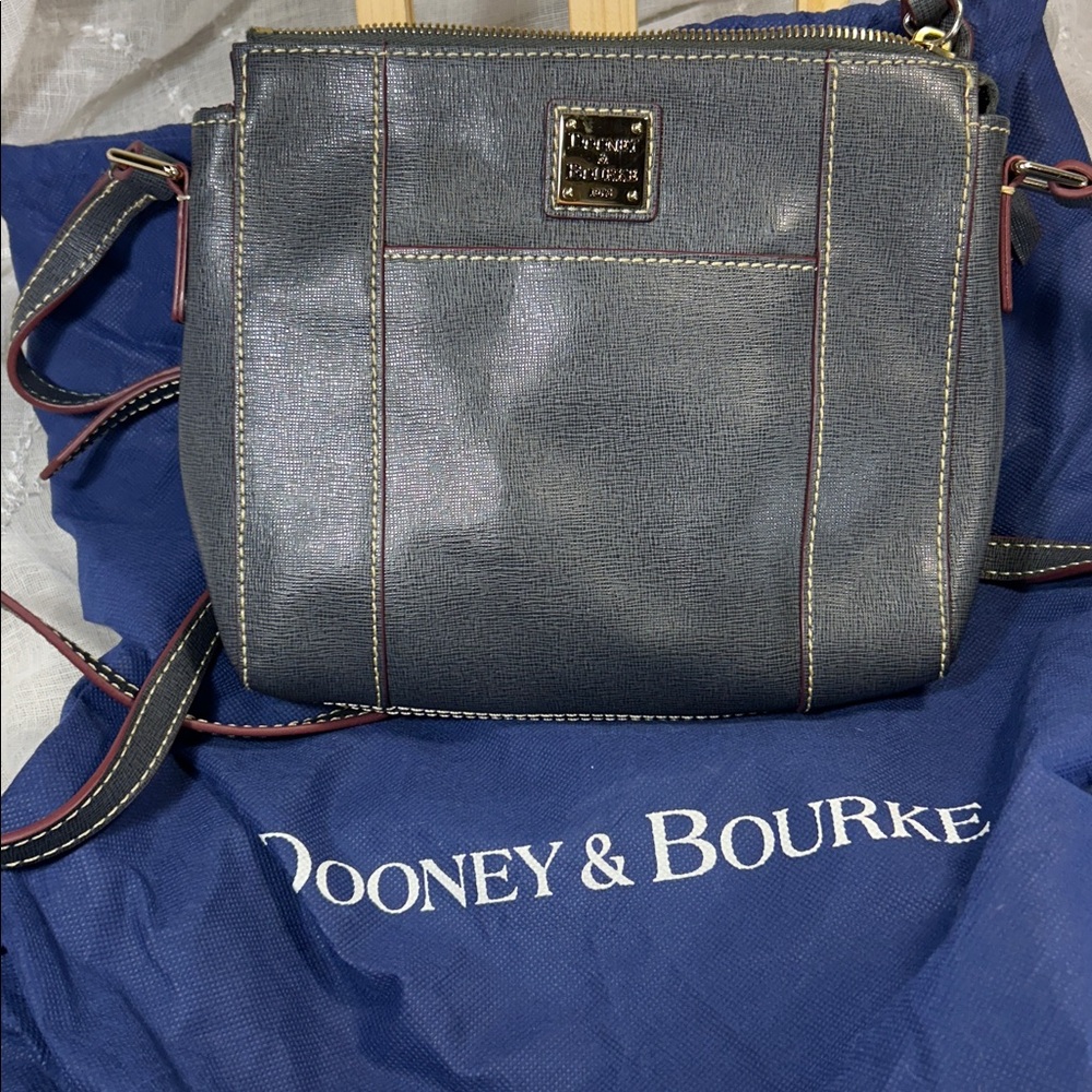 Dooney and Burke leather shoulder bag almost NEW with dust bag